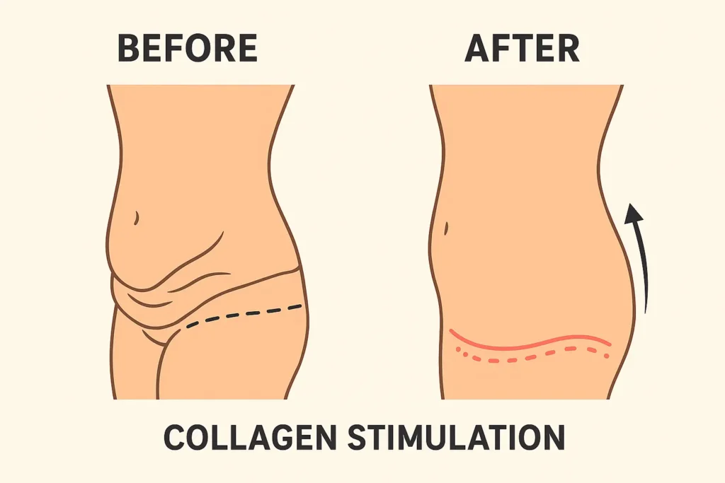 Before and after results for sagging skin after weight loss injections Bracknell
