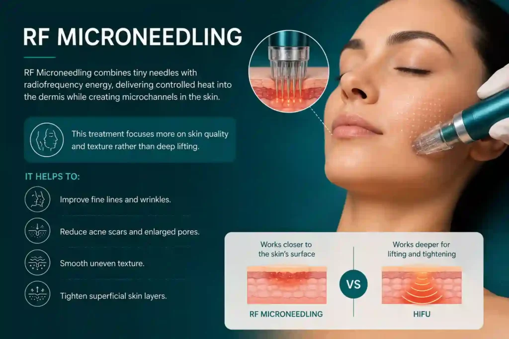 What Does RF Microneedling Do That HIFU Alone Cannot Bracknell