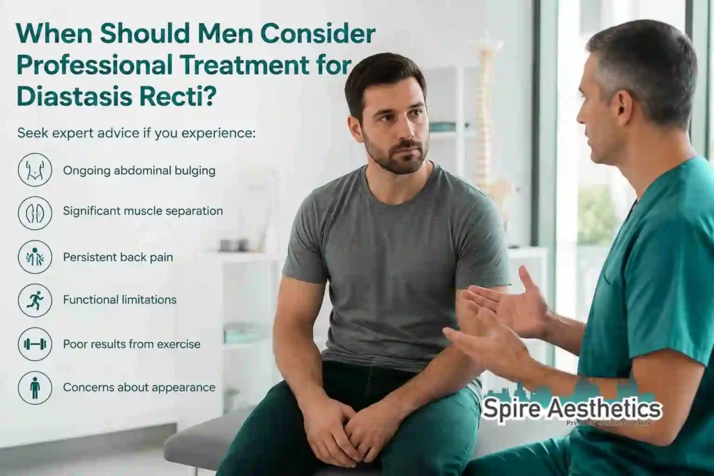 When Should Men Consider Professional Treatment for Diastasis Recti Bracknell?